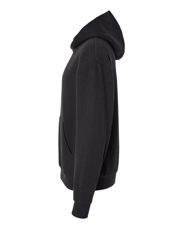 Avenue Pullover Hoodie in Black — directside