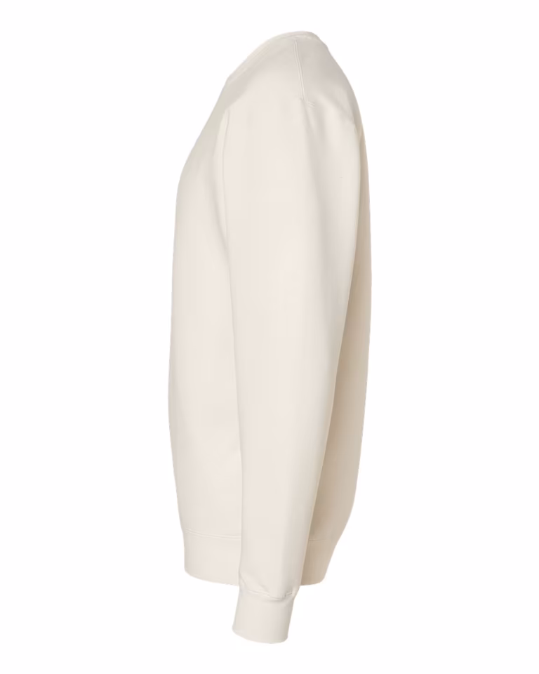 Heavyweight Crewneck Sweatshirt in Bone — directside