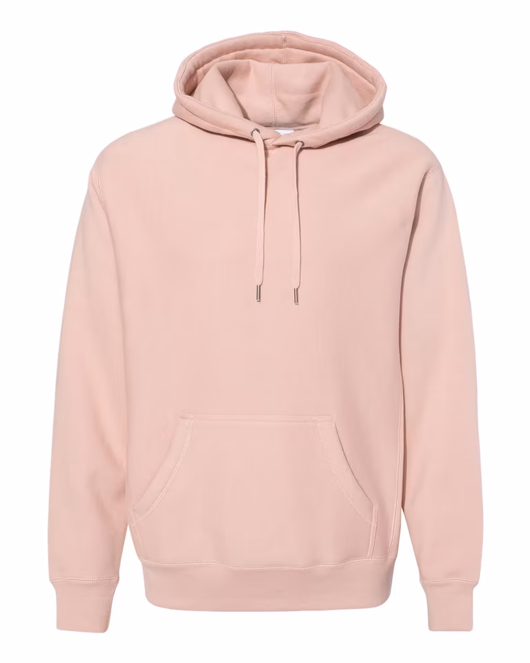 Legend - Premium Heavyweight Cross-Grain Hoodie in Dusty Pink — front