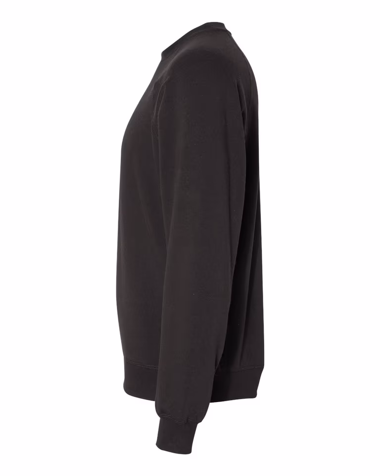 Unisex Special Blend Raglan Sweatshirt in Black — directside