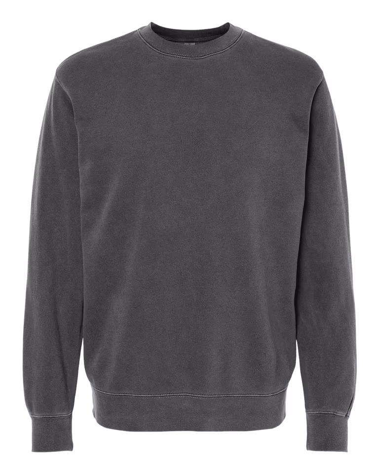 Heavyweight Pigment-Dyed Sweatshirt in Pigment Black — front