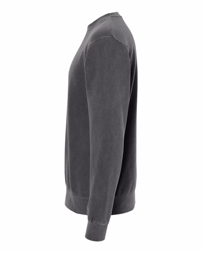 Heavyweight Pigment-Dyed Sweatshirt in Pigment Black — directside