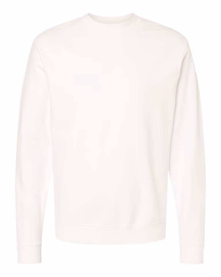 Unisex Midweight Sweatshirt in Bone — front