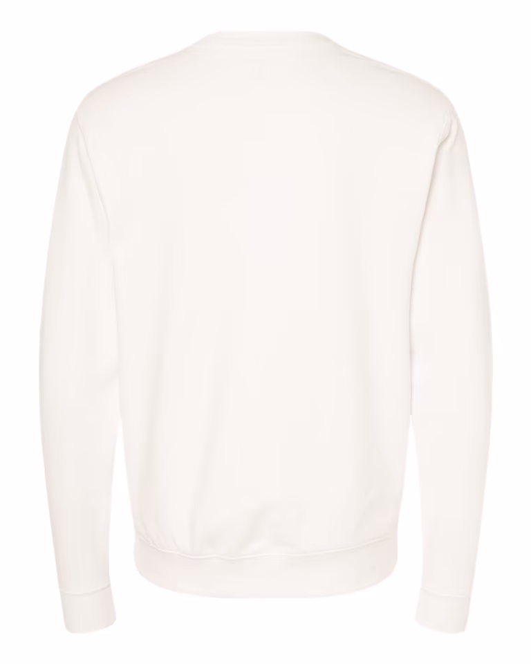 Unisex Midweight Sweatshirt in Bone — back