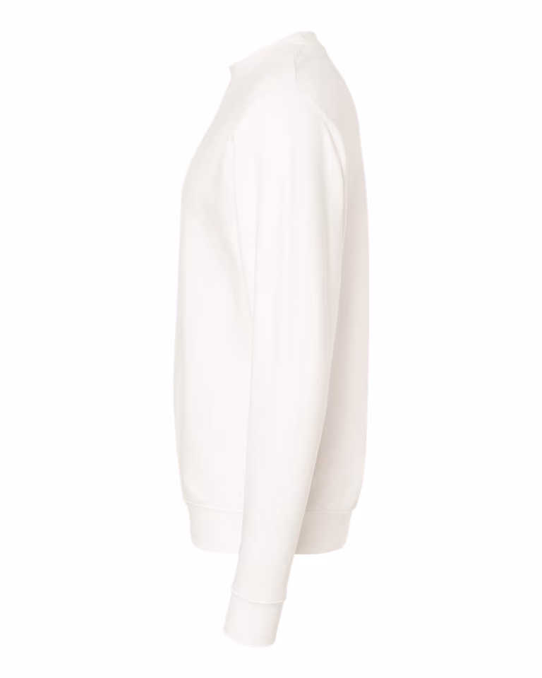 Unisex Midweight Sweatshirt in Bone — directside