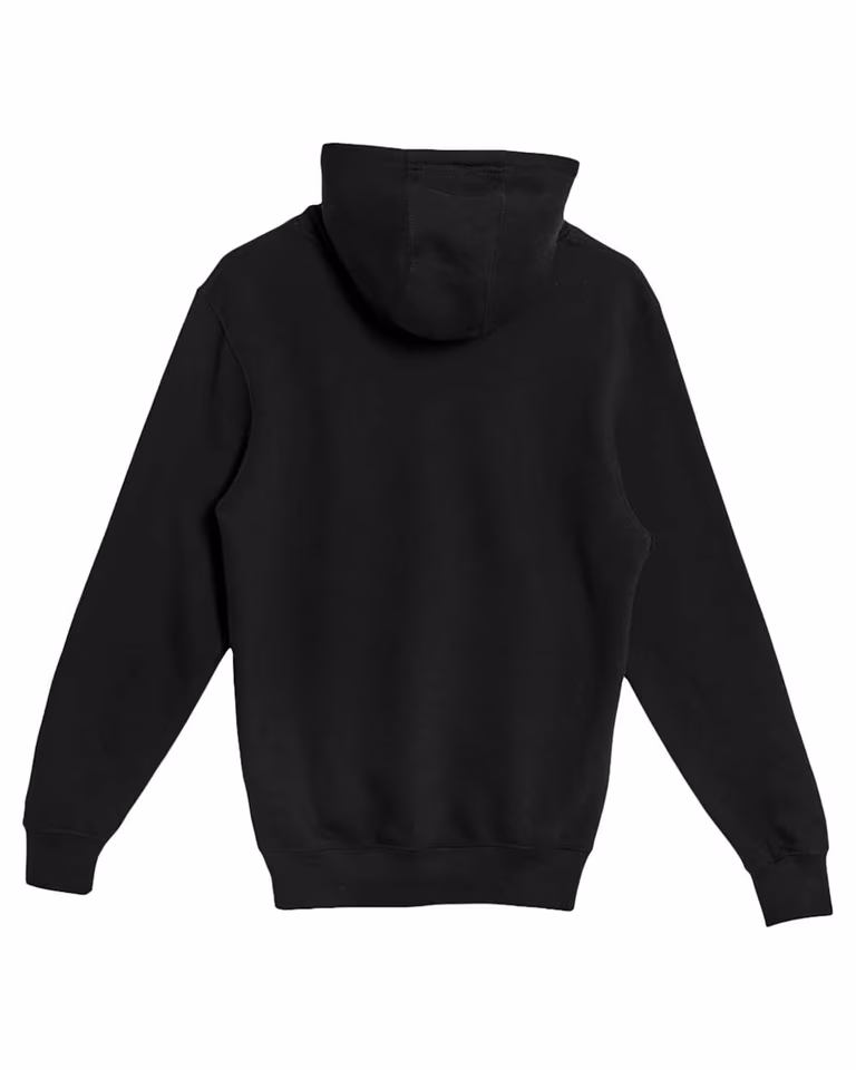 Unisex Premium Full-Zip Hoodie in Black — back
