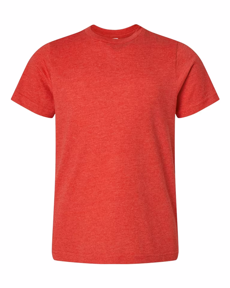 Youth Fine Jersey T-Shirt in Vintage Red — front