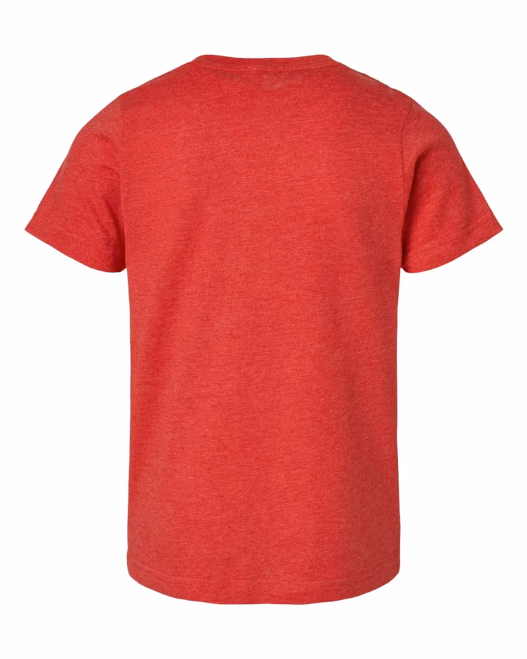 Youth Fine Jersey T-Shirt in Vintage Red — back